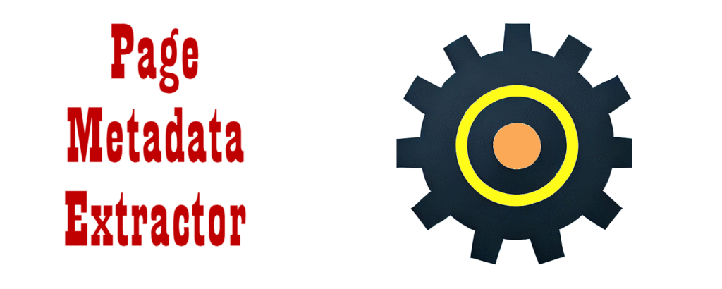 Page meta data extractor for SEO