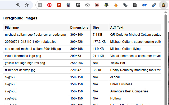 Screenshot for all-image extractor